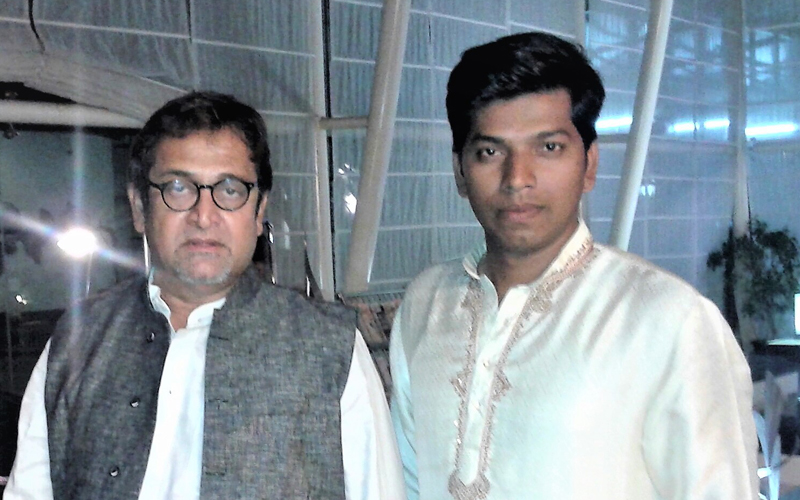 Young Actor ramesh choudhary with mahesh manjrekar