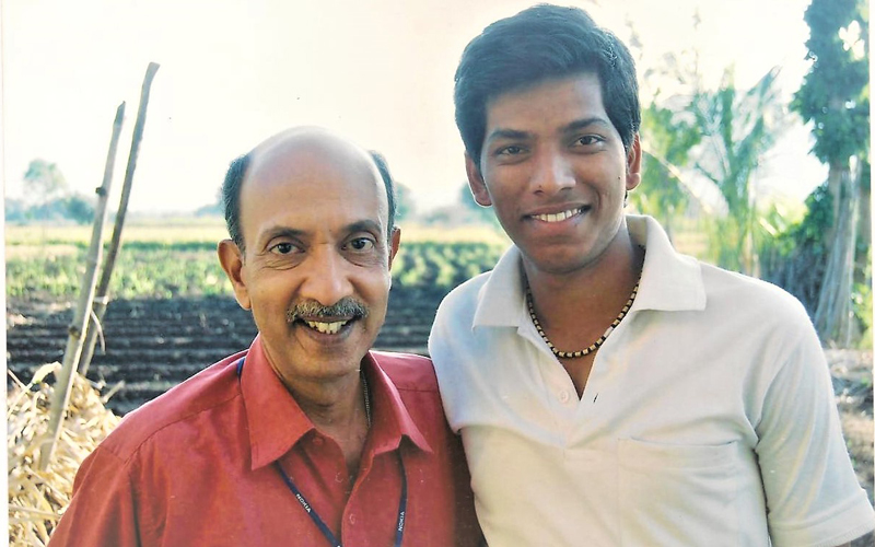 Associate Director Ramesh Choudhary With Co-Star