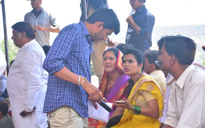 Ramesh Choudhary With Co Star Manjiri Yashwant